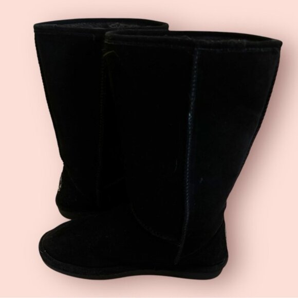 Bearpaw Emma tall black winter ugg boots size 8 - Picture 4 of 7